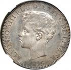 Puerto Rico. Peso, 1895-PGV. NGC MS61