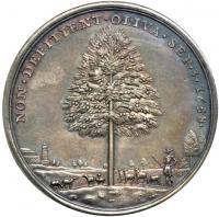 Great Britain. Medal, 1658. NGC AU58 - 2