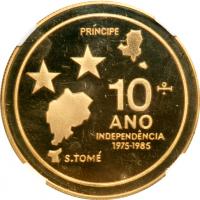 St. Thomas & Prince. 100 Dobras, 1985. NGC PF67 - 2