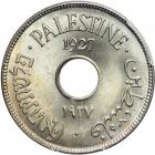 Palestine. 10 Mils, 1927. PCGS MS65