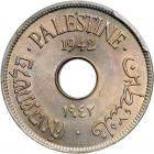 Palestine. 10 Mils, 1942. PCGS MS64