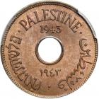 Palestine. 10 Mils, 1943. PCGS MS64