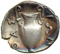 Thasos. AR Trihemiobol (0.89g) struck c. 360 BC. EF - 2