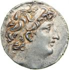 Syria (Seleucid Kingdom). Antiochos VIII Grypos, 121-96 BC. AR Tetradrachm (16.51g) minted at Ake, 121-113 BC. EF