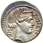 L. Scribonius Libo, moneyer. AR Denarius minted at Rome, 62 BC. EF