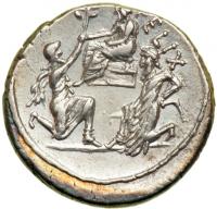 Faustus Cornelius Sulla, moneyer. AR Denarius minted at Rome, 56 BC. VF - 2