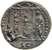 Domitian, AD 81-96. AE As minted at Rome, AD 88. VF - 2