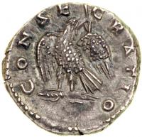 Divus Marcus Aurelius, deified AD 180. AR Denarius minted at Rome, AD 180. EF - 2