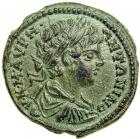 Caracalla, AD 198-217. AE 27 (12.69g) minted at Nicopolis in Moesia Inferior, AD 201-204. EF