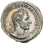 Macrinus, AD 217-218. AR Denarius minted at Rome, AD 217. EF