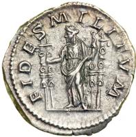 Macrinus, AD 217-218. AR Denarius minted at Rome, AD 217. EF - 2