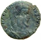 Magnentius, AD 350-353. Reduced AE 1 minted at Treveri, c. AD 352-353. EF