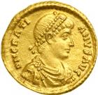 Gratian, AD 367-383. Gold Solidus (4.41g) minted at Antioch, AD 367-375. VF