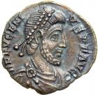 Eugenius, AD 392-394. AR Siliqua minted at Milan. EF