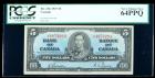 Canada, BC-23b 1937 $5. PCGS Very Choice New 64PPQ