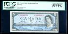 Canada, BC-39bA 1954 $5 Replacement Note. PCGS Choice About New 55PPQ