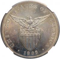 Philippines. Peso, 1903. NGC PF66 - 2