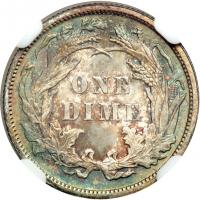 1891 Liberty Seated Dime. NGC MS66 - 2