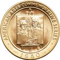 1980 Grant Wood Gold Medal. MS64 - 2