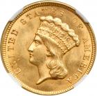 1854 $3 Gold