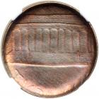 N/D Lincoln Cent Obverse Struck Thru Capped Die. NGC MS63