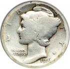 1916-D Mercury Dime