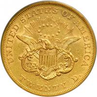 1854-S $20 Liberty. PCGS EF45 - 2