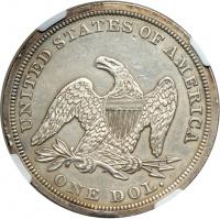 1846 Liberty Seated Dollar - 2