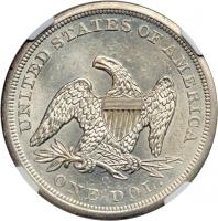 1860-O Liberty Seated Dollar - 2