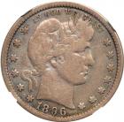 1896-S Barber Quarter Dollar