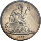 1836 Pattern Dollar. Silver, Plain Edge. Judd-60. Pollock-65 Rarity 1. PCGS PF62