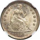 1857-O Liberty Seated Dime. NGC MS67