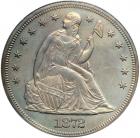 1872 Liberty Seated Dollar. SEGS PF63