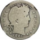 1901-S Barber Quarter Dollar. NGC AG3