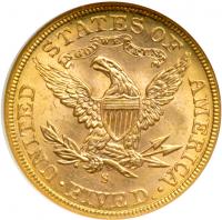 1885-S $5 Liberty. NGC MS65 - 2