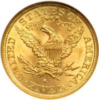 1881-S $5 Liberty. NGC MS65 - 2