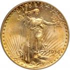 1914-D $20 St. Gaudens. PCGS MS65