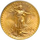 1914-D $20 St. Gaudens. PCGS MS65