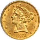 1873 $5 Liberty. Closed 3. PCGS MS63