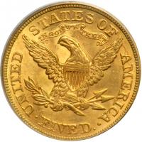 1873 $5 Liberty. Closed 3. PCGS MS63 - 2