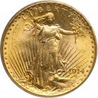 1914-S $20 St. Gaudens. PCGS MS65