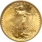 1914-S $20 St. Gaudens. PCGS MS65