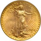 1914-D $20 St. Gaudens. PCGS MS65