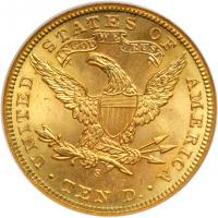 1901-S $10 Liberty. NGC MS65 - 2