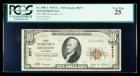 1929, $10 National Bank Note. First NB, Riverside, CA. Ch# 8377. PCGS Very Fine 25