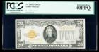 1928, $20 Gold Certificate. PCGS Extremely Fine 40PPQ