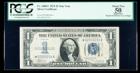 1934, $1 Silver Certificate Star. PCGS About New 50 Apparent