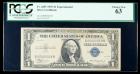 1935, $1 Experimental Silver Certificate. PCGS Choice New 63