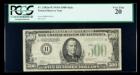 1934-A, $500 Mule Federal Reserve Note. PCGS Very Fine 20