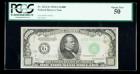 1934-A, $1000 Federal Reserve Note. PCGS About New 50